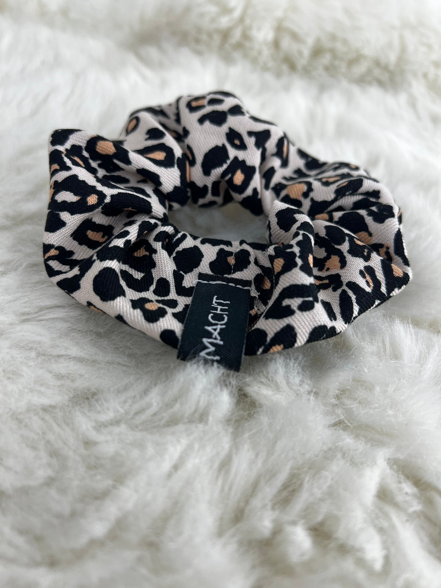 Scrunchie Leo beige